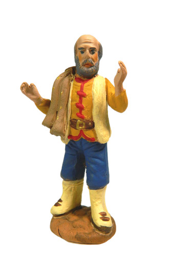 Zampognaro in terracotta - cm,