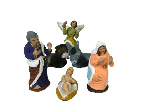 Natività in terracotta - 6, pz